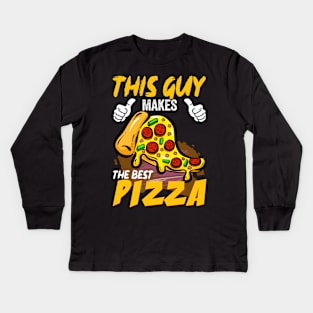 Pizza Chef Kids Long Sleeve T-Shirt